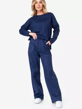 Костюм женский из экозамши Happyfox, Синий