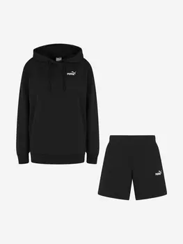 Костюм женский PUMA Relaxed Sweatsuit, Черный