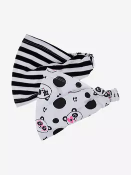 Косынка Playtoday для девочек, 2 шт в комплекте, Черный