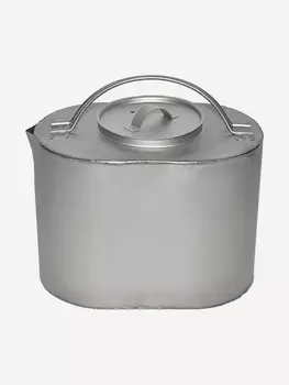 Котелок-чайник 1,7 титан Роза ветров, Серебряный