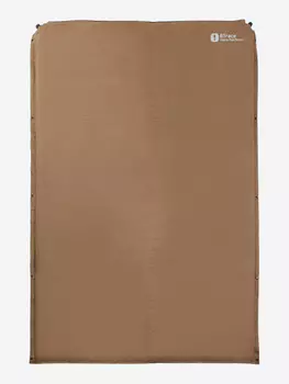 Ковер самонадувающийся BTrace Warm Pad Double188х130х5 см, Коричневый, Коричневый