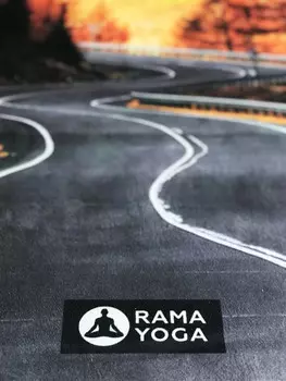 Коврик для йоги, фитнеса и пилатеса Russian spirit Collection АЛТАЙ из микрофибры и каучука, 3,5 мм, Золотой