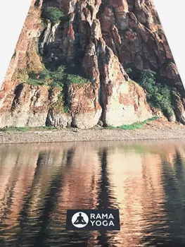 Коврик для йоги, фитнеса и пилатеса Russian spirit Collection КАМЧАТКА из замши и каучука, 3,5 мм BODHI, Коричневый