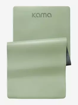 Коврик для йоги и фитнеса Kama, nonslip, Зеленый