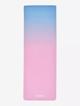 Коврик для йоги и фитнеса Kama, TPE, микрофибра, Розовый