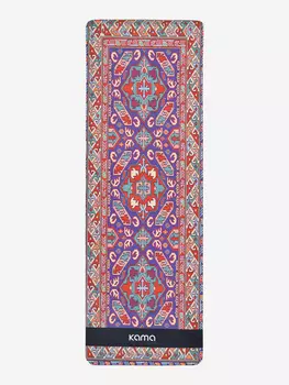 Коврик для йоги и фитнеса Kama, TPE, микрофибра, Фиолетовый