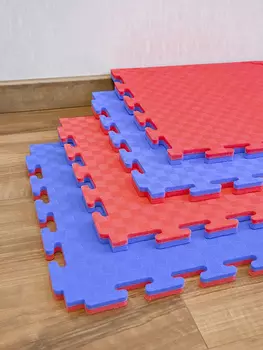 Коврик для йоги и фитнеса ОВЕМАН, Красный