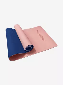 Коврик для йоги и фитнеса спортивный, Синий