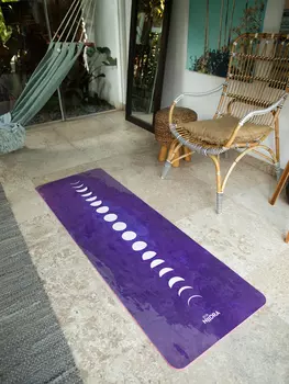 Коврик для йоги NiiDRA Спокойствие Pro, Синий