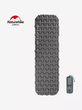 Коврик Naturehike FC-10, надувной, серый, Серый