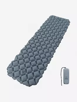 Коврик надувной 1008 MATTRESS, св. серый, 189х58х6 см, Серый