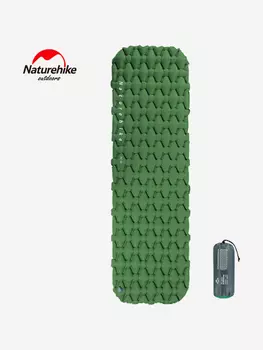 Коврик Naturehike FC-10, надувной, зеленый, Зеленый