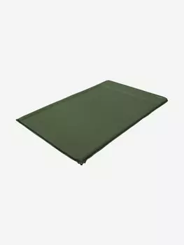 Коврик самонадувающийся Сплав Maxi Camp Double 3.8 олива 198x130x3.8, Зеленый