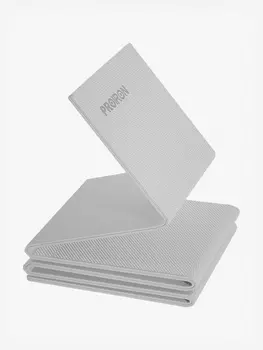 Коврик складной PROIRON для йоги и фитнеса 1830х610х6 мм TPE, Серый