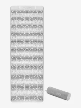 Коврик туристический Naturehike 193х65х1,8 см, IXPE, серый, Серый