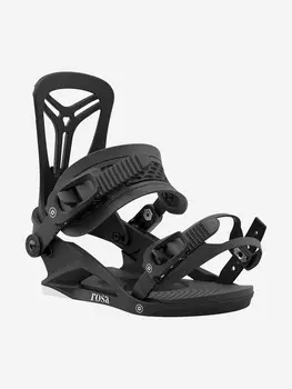 Крепления сноубордические женские Union Rosa, Черный