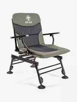 Кресло карповое Кедр с подлокотниками SKC-05 вращающееся для рыбалки, Черный