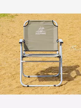 Кресло-шезлонг DOLPHINS алюминий 22 мм, бежевый Кедр, Бежевый
