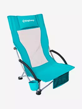 Кресло складное 1901 Portable High Sling Chair cталь, синий, 59х70х24/92, Синий