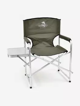 Кресло складное Кедр алюминий 22 мм со столиком Кедр, Зеленый