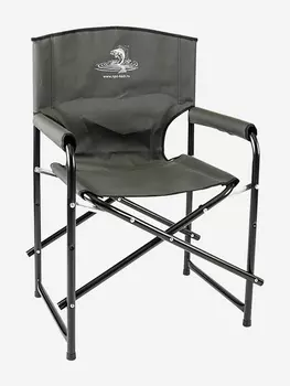 Кресло складное сталь 22 мм, Кедр, Серый