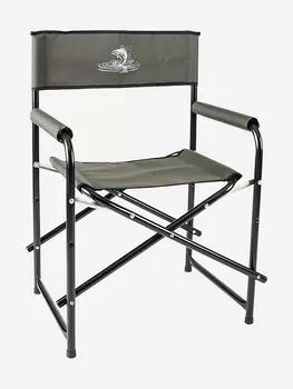 Кресло складное Стандарт сталь 22 мм, Кедр, Серый