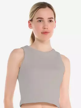 Кроп - топ CALZETTI (хлопок), Серый