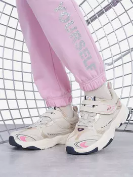 Кроссовки для девочек FILA Shein V Pu, Бежевый