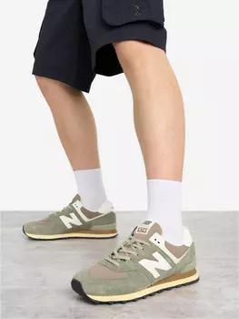 Кроссовки мужские New Balance 574, Зеленый