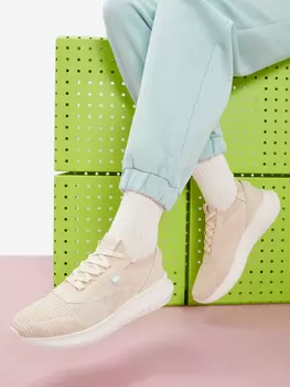 Кроссовки женские Demix Bitcrazy Knit, Бежевый