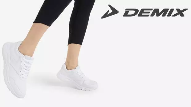Кроссовки женские Demix Fluid Plus, Белый, размер 35