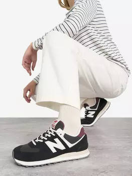 Кроссовки женские New Balance 574, Черный