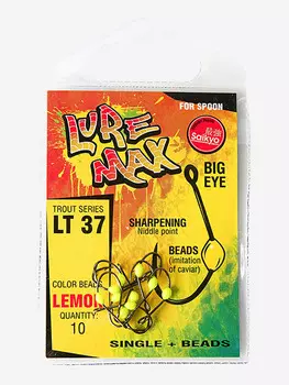 Крючки для рыбалки LureMax Trout LT37 Lemon ( упк. по 10шт.), Желтый