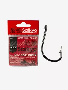 Крючки для рыбалки одинарные Saikyo KH-10003 Tanago BN ( 1 упк. по 10шт.), Серый