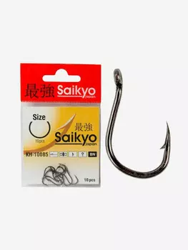 Крючки для рыбалки одинарные Saikyo KH-10085 Special Feeder BN ( 1 упк. по 10 шт), Черный