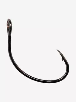 Крючки для рыбалки Stinger PowerGrip SH-61BN, #1/0, (8шт), офсетный, Черный
