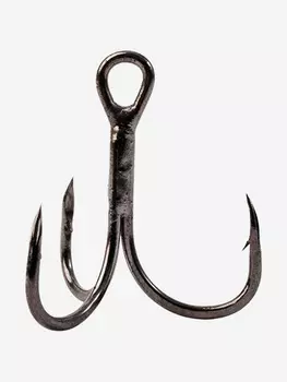 Крючки для рыбалки Stinger PowerGrip STH-31BN (BOX), #0/1, (100шт), тройник, Черный