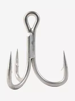 Крючки для рыбалки Stinger PowerGrip STH-66TN, #3/0, (6шт), тройник, Серебряный