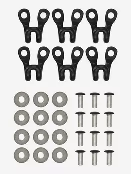 Крючки для шнурков сноубордических ботинок Burton Metal Speed Hook,