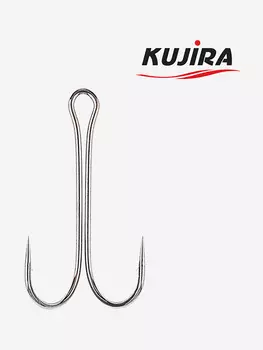 Крючки Kujira 520 BN № 1 (10 шт.) двойник, Синий