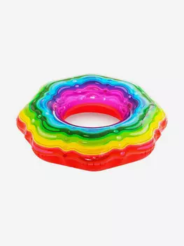 Круг для плавания BestWay 36163 "Радуга" 115см, 12+, Мультицвет