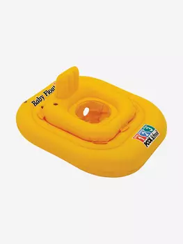 Круг для плавания "DELUXE BABY FLOAT POOL SCHOOLTM" Intex 56587 (от 1-2 лет), Желтый