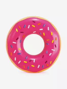 Круг для плавания Intex 56256 "Пончик с глазурью" 9+, Розовый