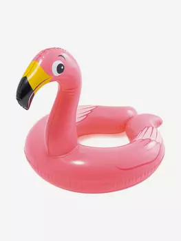 Круг для плавания раздвижной Intex 59220 (от 3-6 лет) фламинго, Розовый