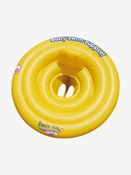 Круг для плавания с сиденьем и спинкой трехкамерный Bestway 32096 Swim Safe (69см), Желтый