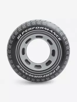 Круг для плавания в виде шины Intex 59252NP 91см 9+, Серый