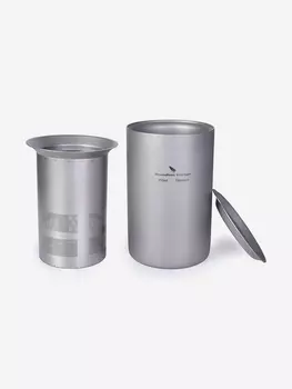 Кружка с фильтром Boundless Voyage титановая, 350 мл, Серебряный