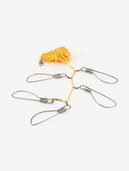 Кукан Akara 8418012 8 м (5 шт.) на шнурке, Мультицвет