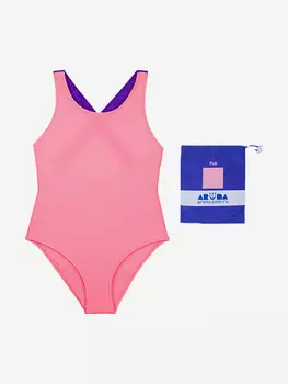 Купальник детский для девочки слитный ARUNA, Розовый
