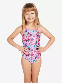 Купальник детский Zoggs Yaroomba Floral Kids, Голубой